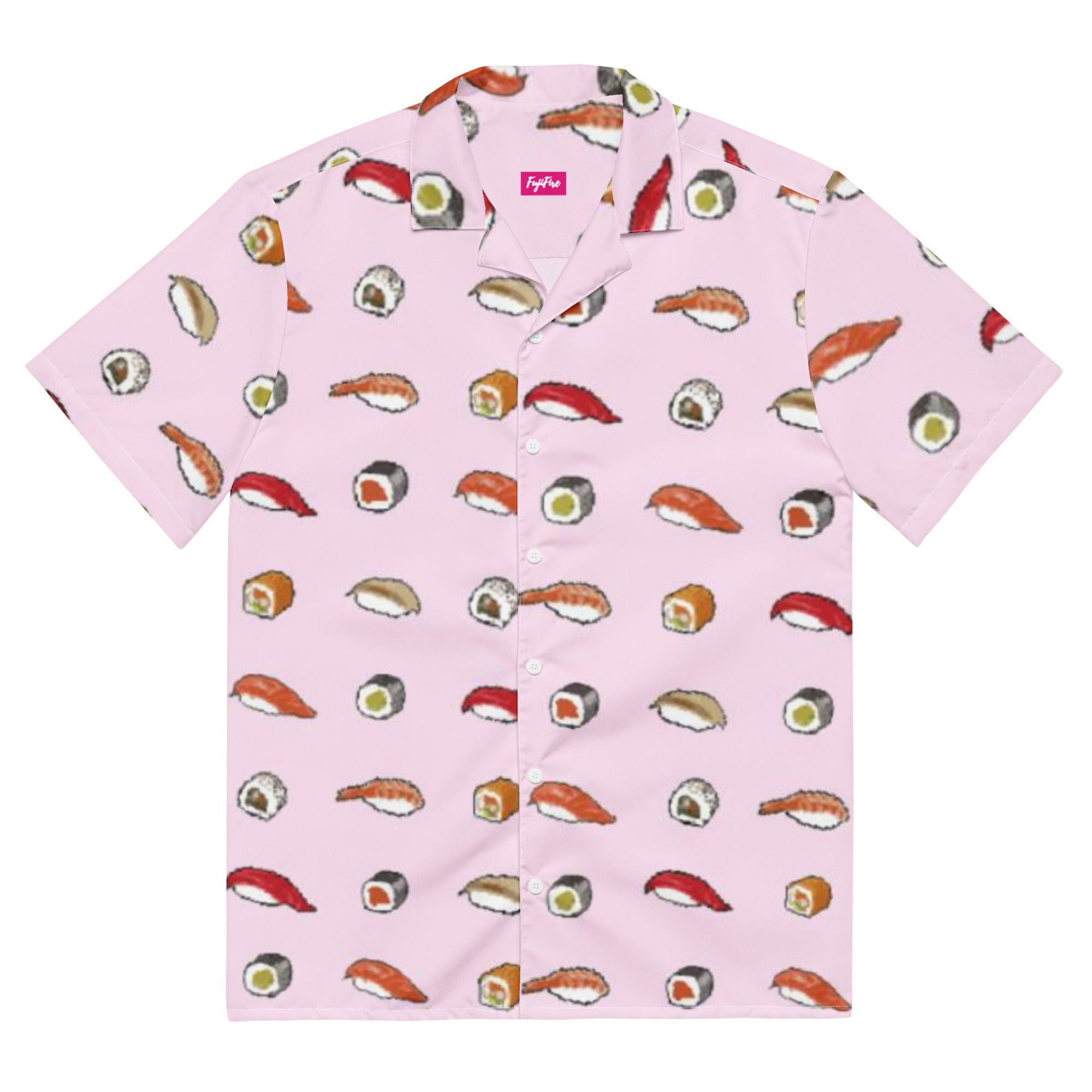 Sushi Hawaiian button shirt