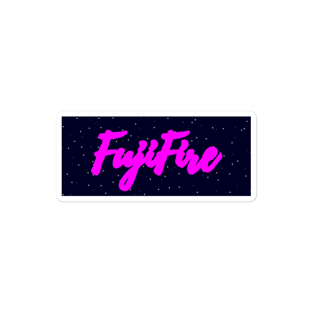 Fujifire Night time Bubble-free sticker