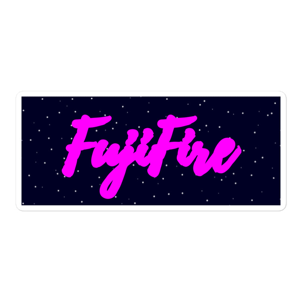 Fujifire Night time Bubble-free sticker