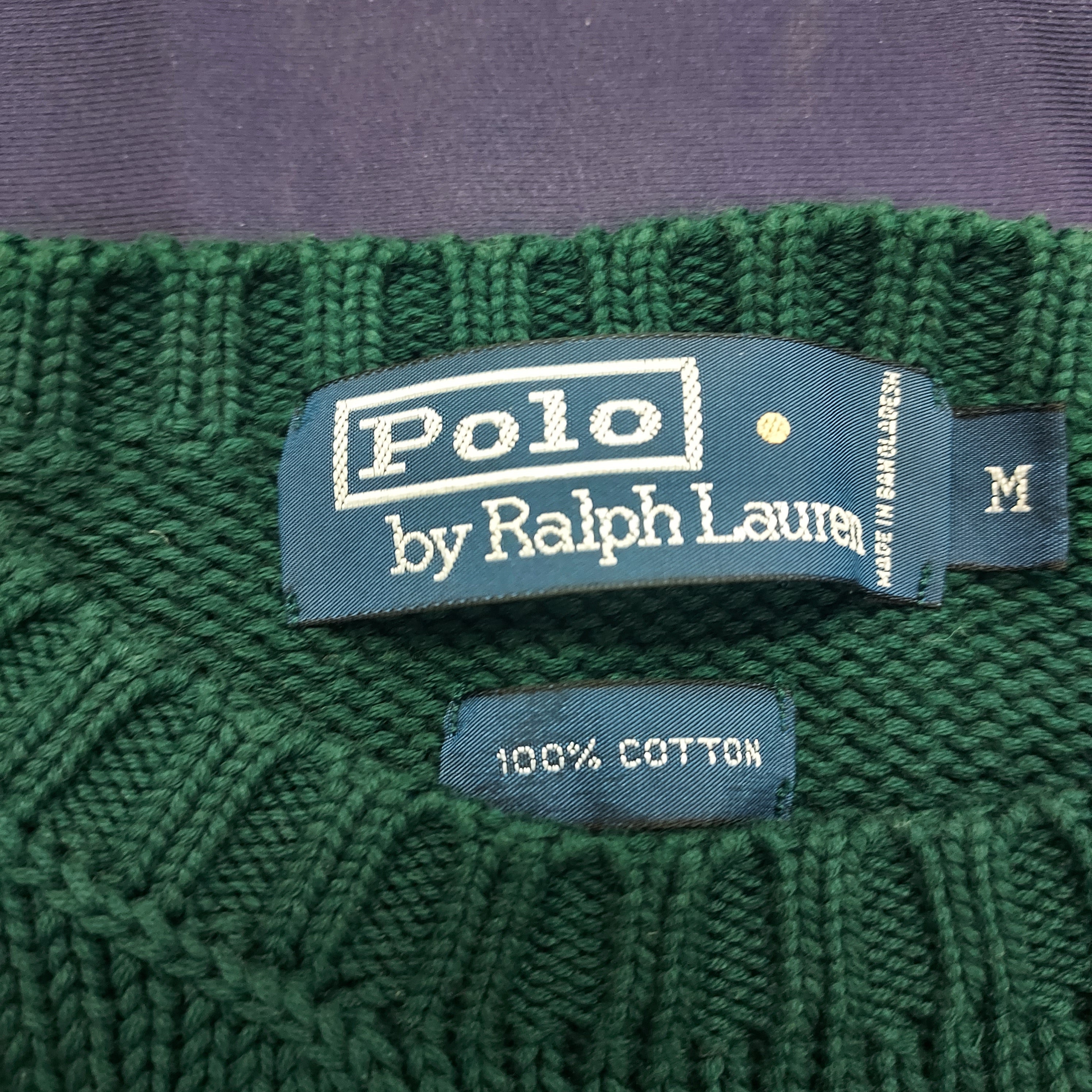 90s Green Ralph Lauren Polo Sweatshirt Size M