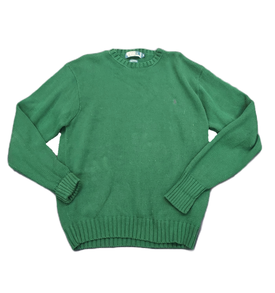 90s Green Ralph Lauren Polo Sweatshirt Size M