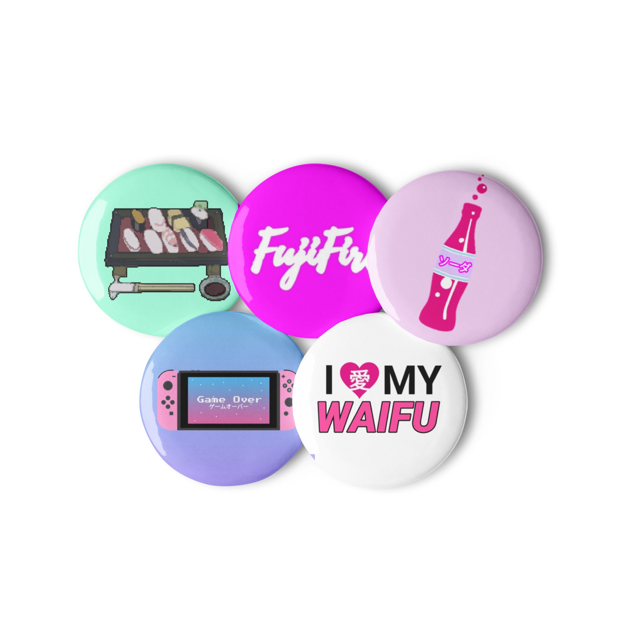 Fujifire pin button set