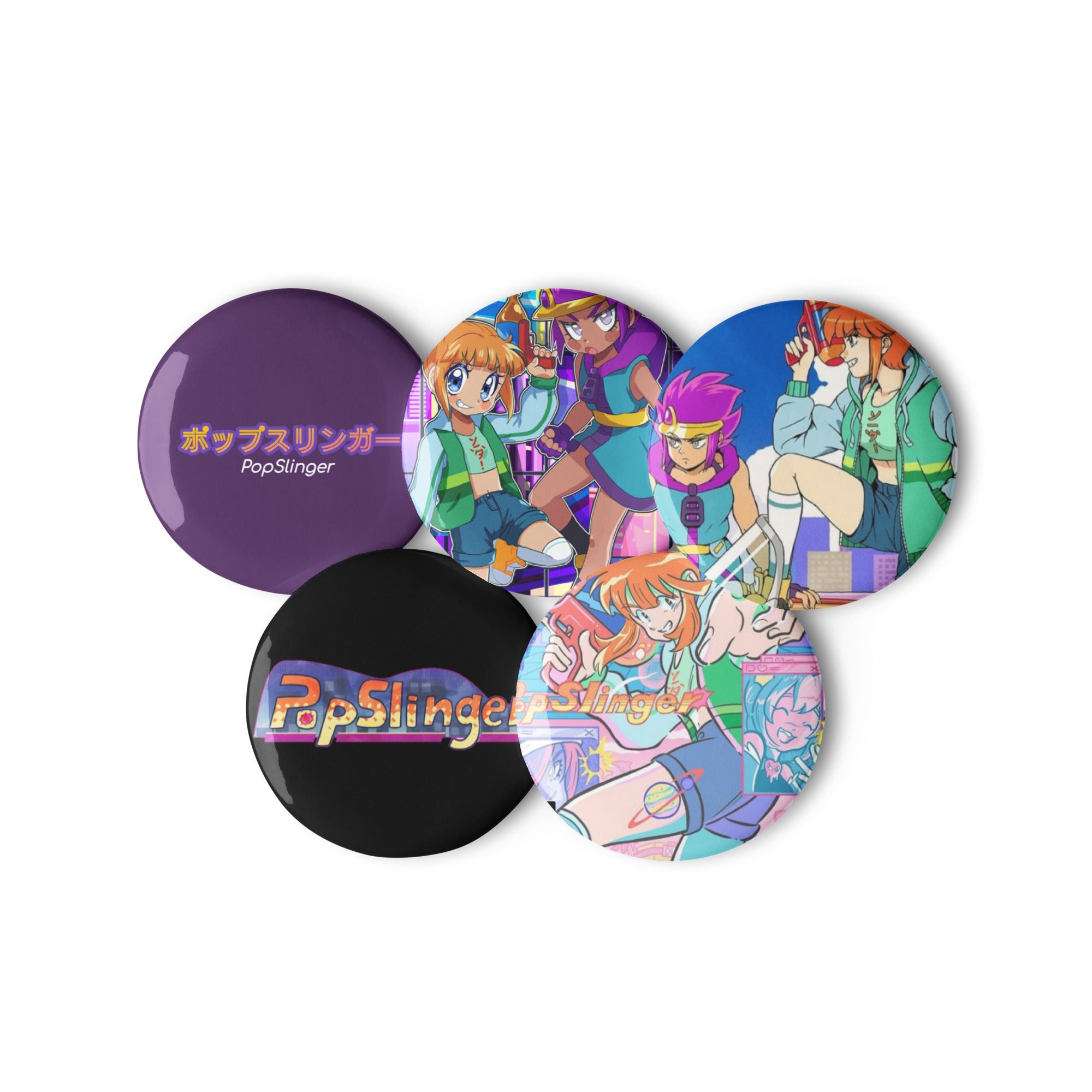 PopSlinger Pin Button Set