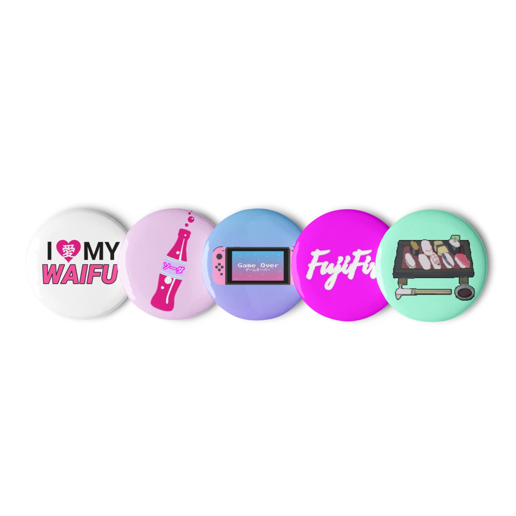 Fujifire pin button set