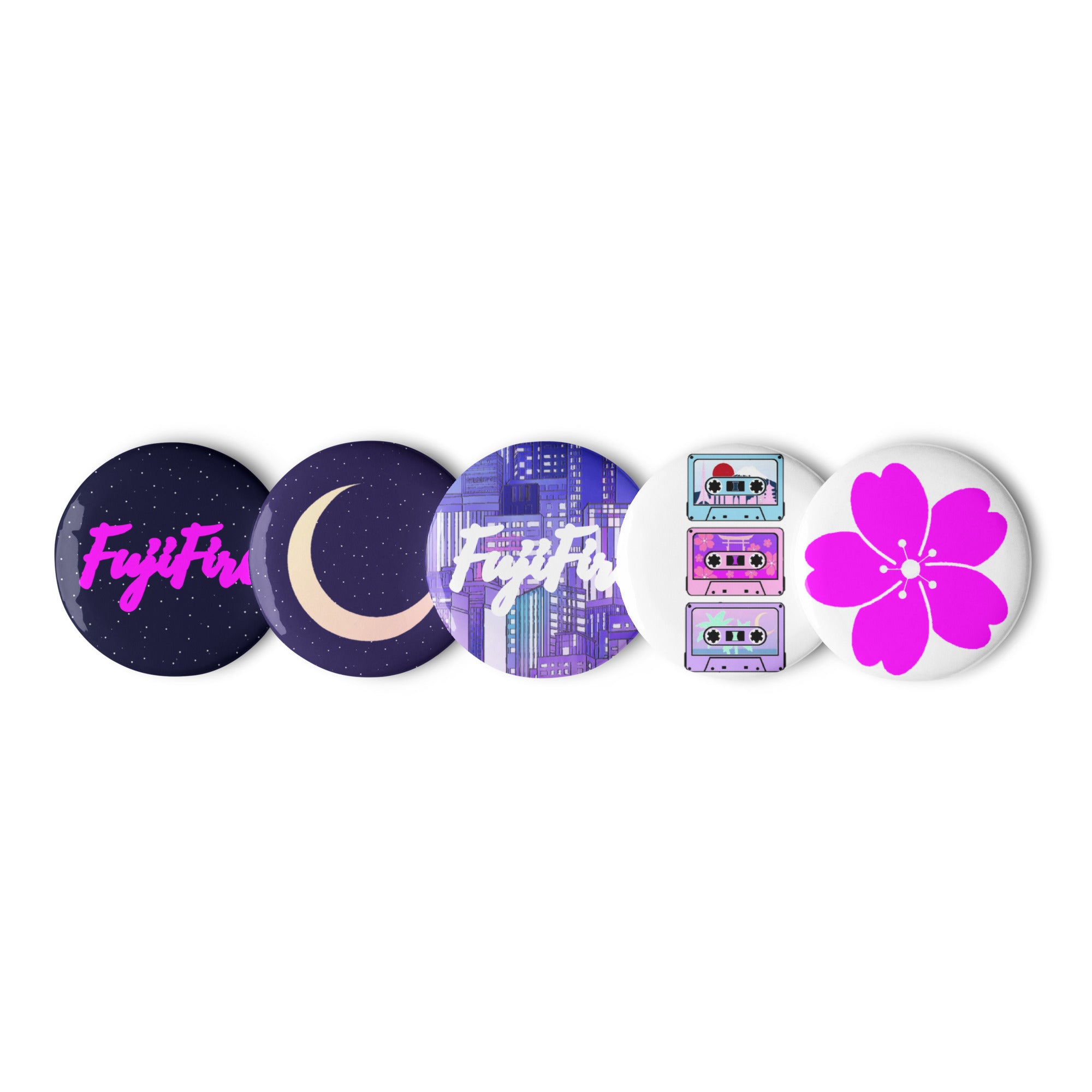 Fujifire pin buttons set 2