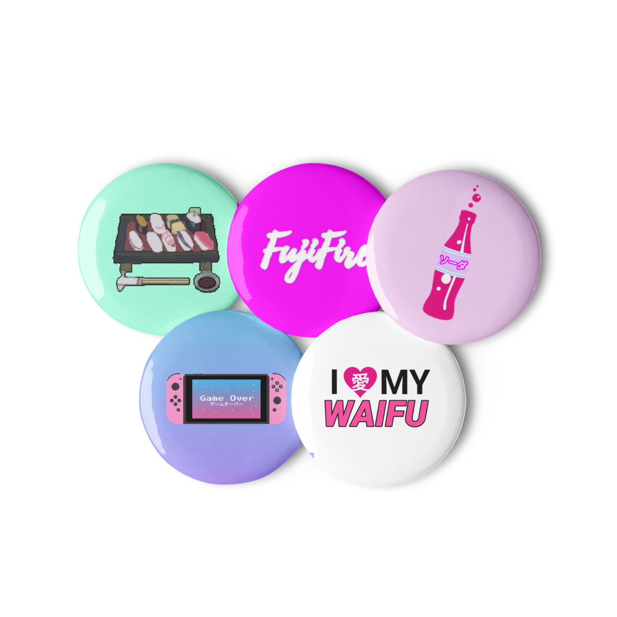 Fujifire pin button set