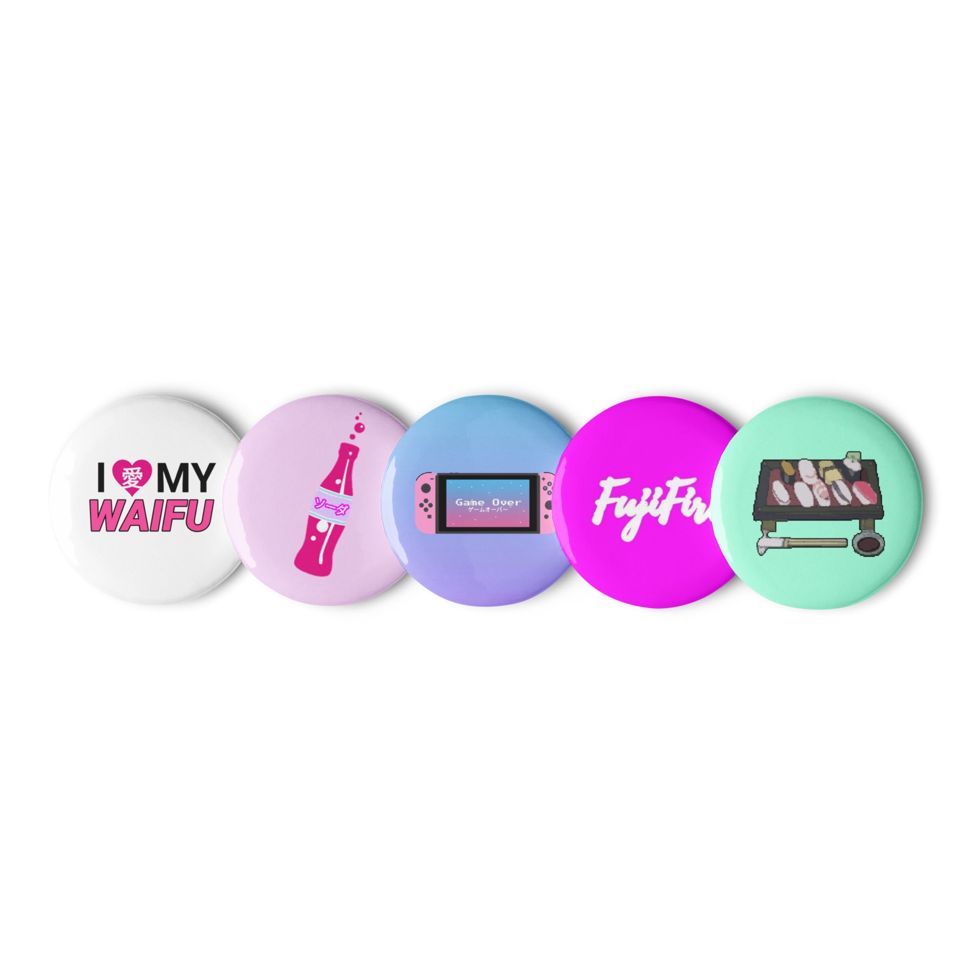 Fujifire pin button set