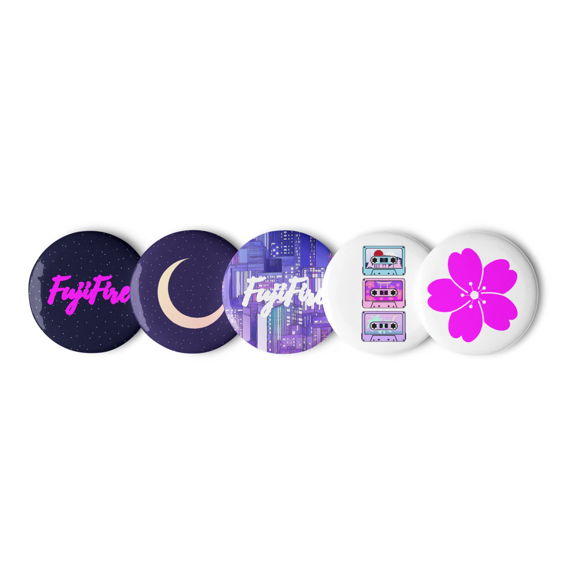 Fujifire pin buttons set 2