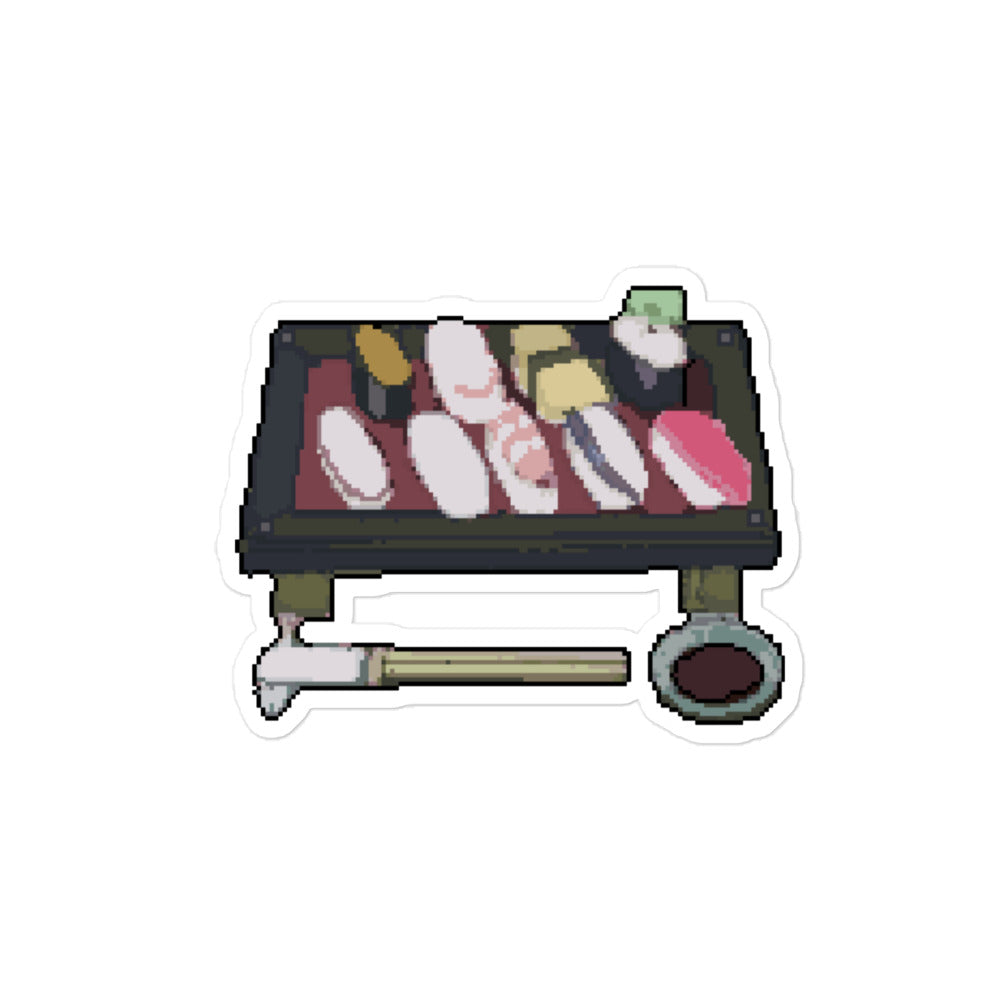 Pixel Sushi Art Kiss-Cut Sticker