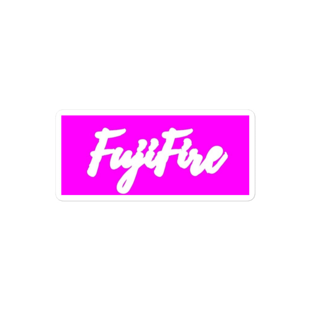 Fujifire Bubble-free sticker