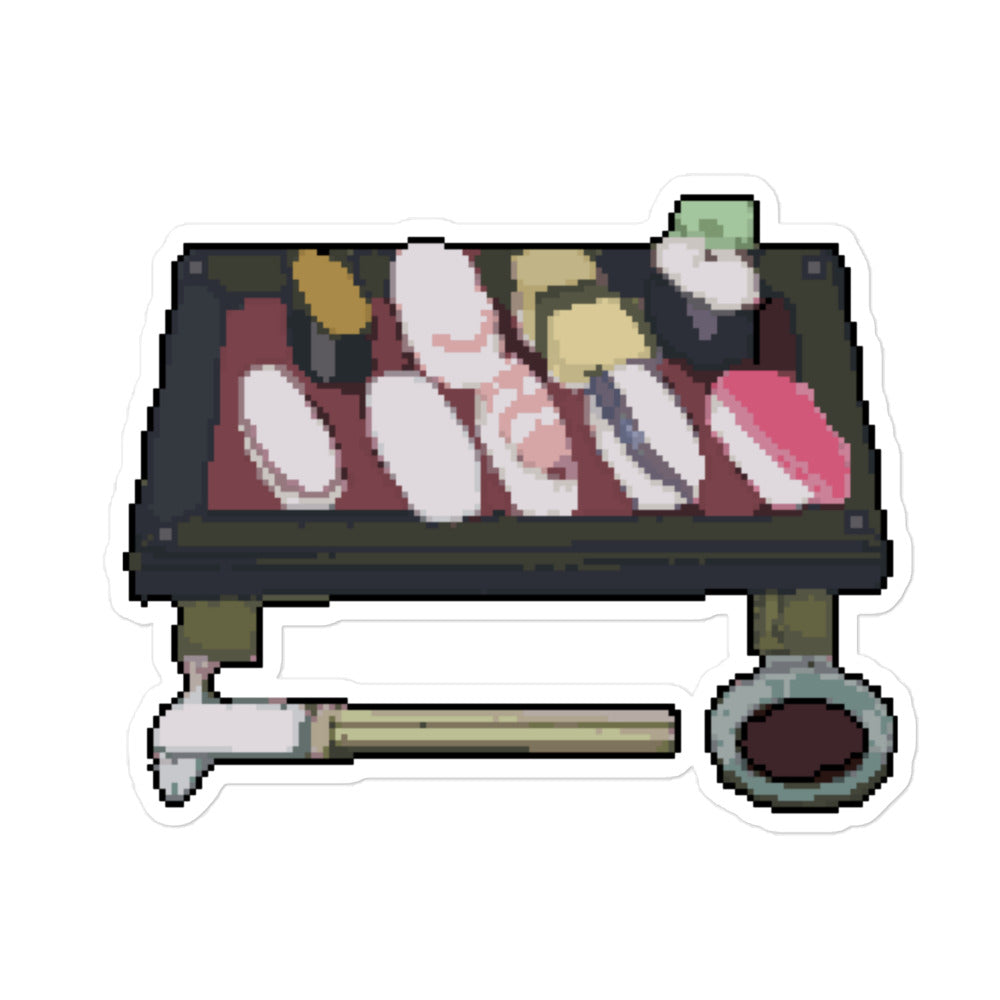 Pixel Sushi Art Kiss-Cut Sticker