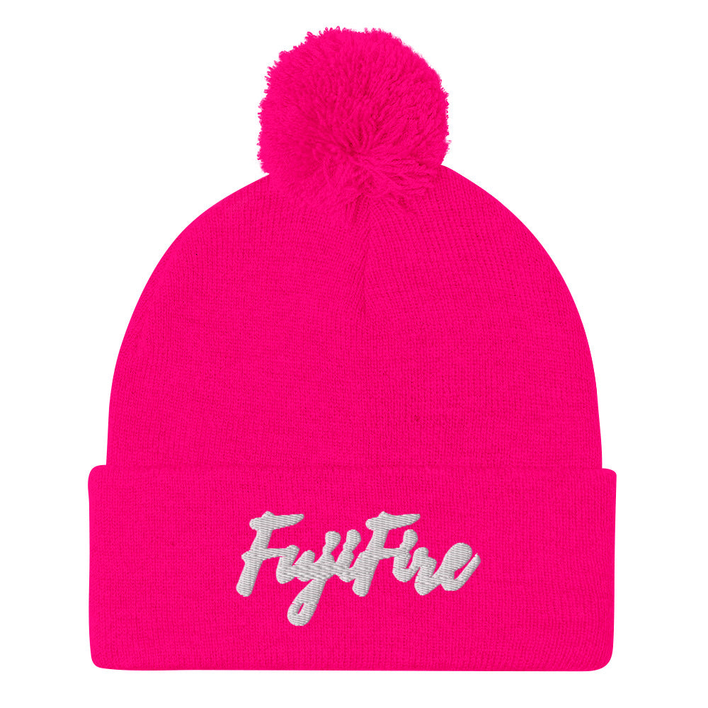 Fujifire Pom-Pom Beanie