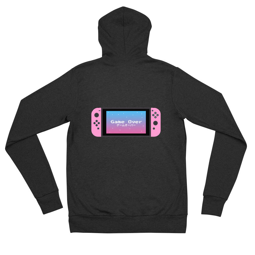 Switch Game Over zip hoodie