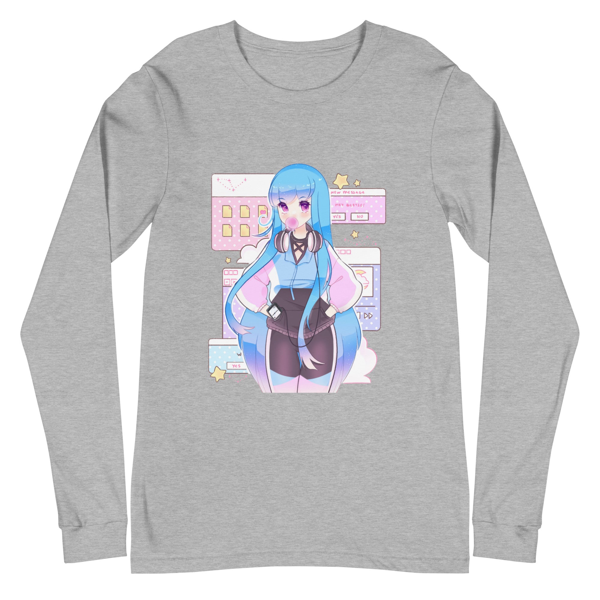 Digital Waifu Long Sleeve Tee