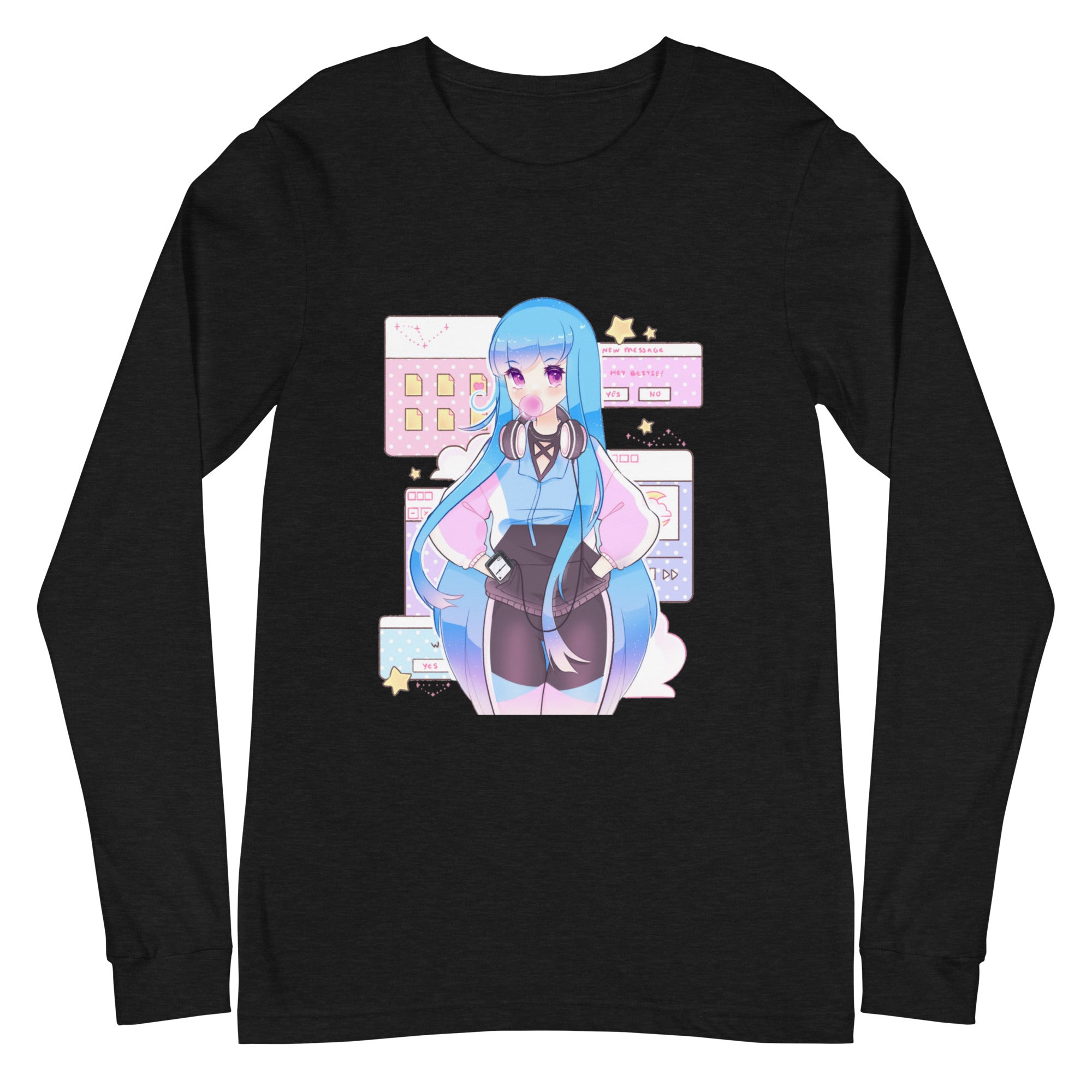 Digital Waifu Long Sleeve Tee