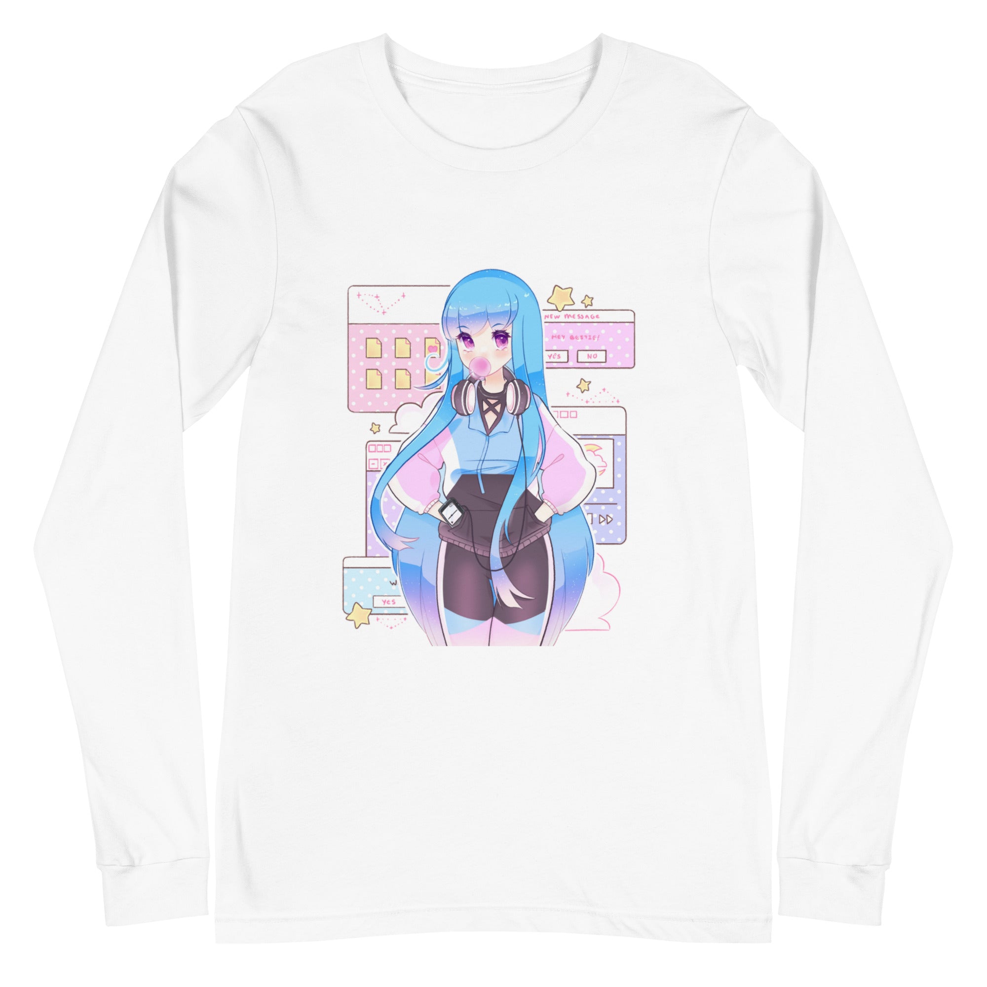 Digital Waifu Long Sleeve Tee